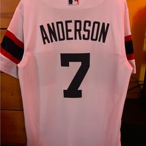 Chicago White Sox Anderson Alternate Jersey (Medium)